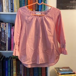 Kensie quarter sleeve striped top